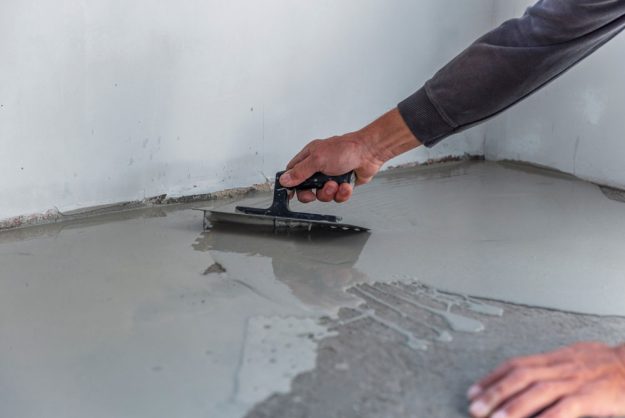 Screed Preparation at Peter Bates Cape Flooring
